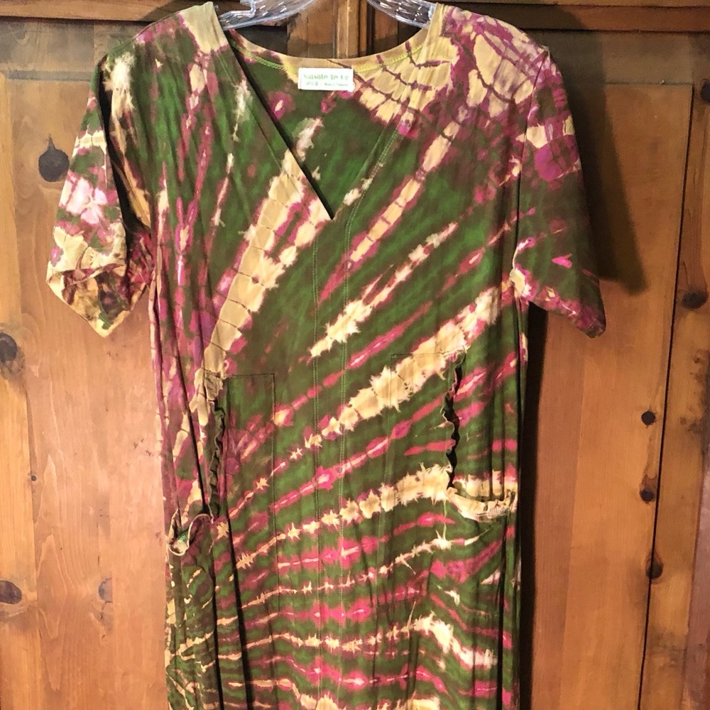 Tie-Dye Maxi Dress